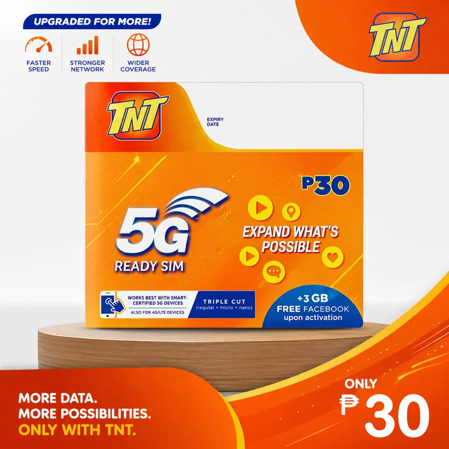 TNT 5G Prepaid SIM Card Philippines Activation