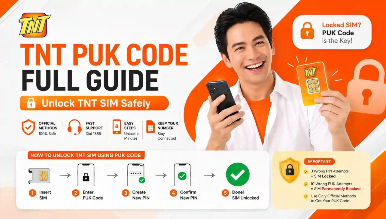 TNT PUK Code 1 TNT SIM Card PUK Code Unlock Guide Philippines